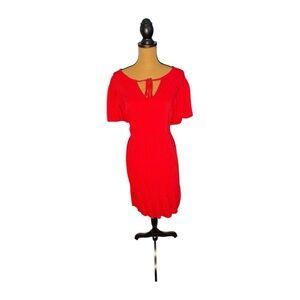 Knox Rose Red Babydoll Dress XXL Tiered Ruffle Coquette Romantic Boho